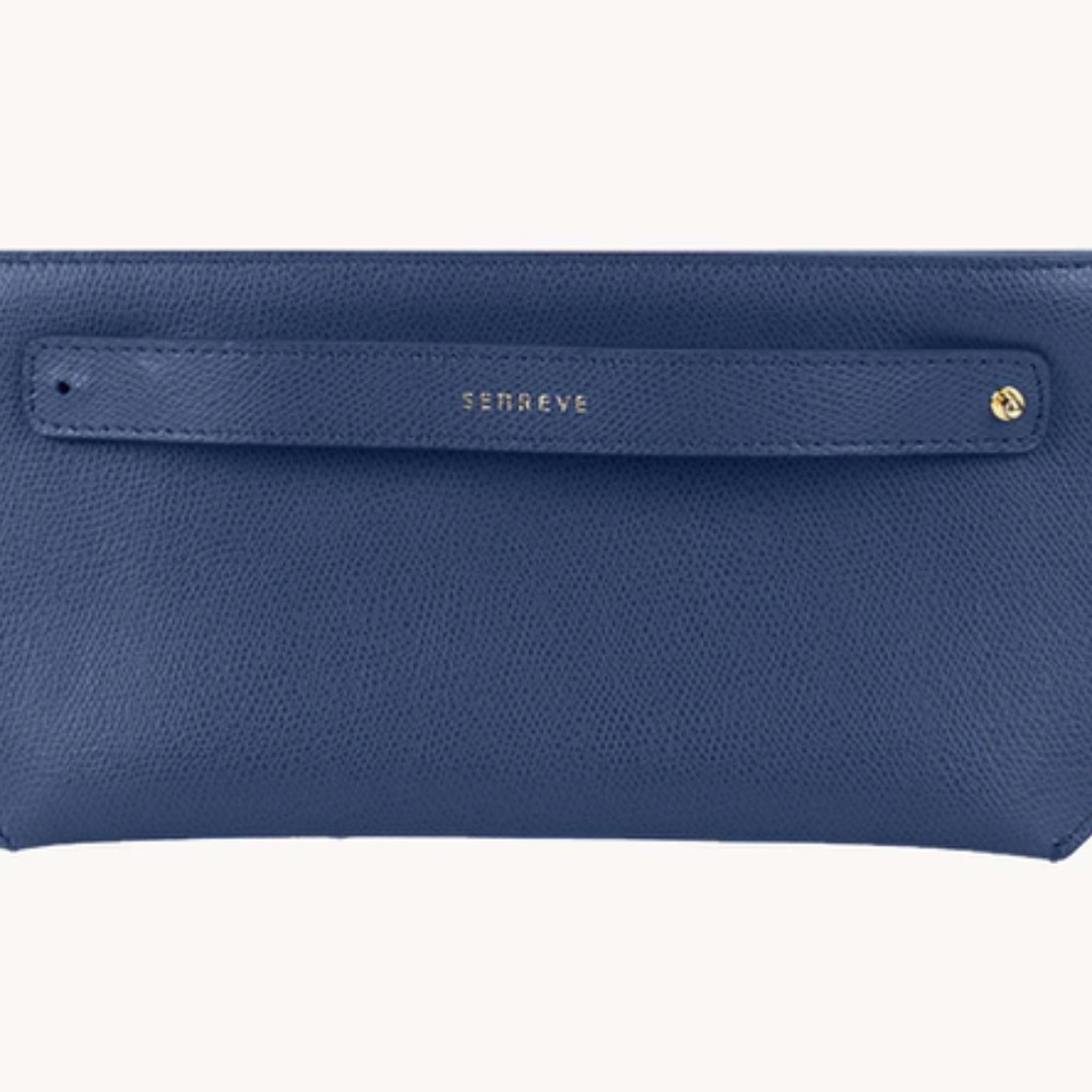 SENREVE Bracelet Pouch Clutch - Pebbled / Marine